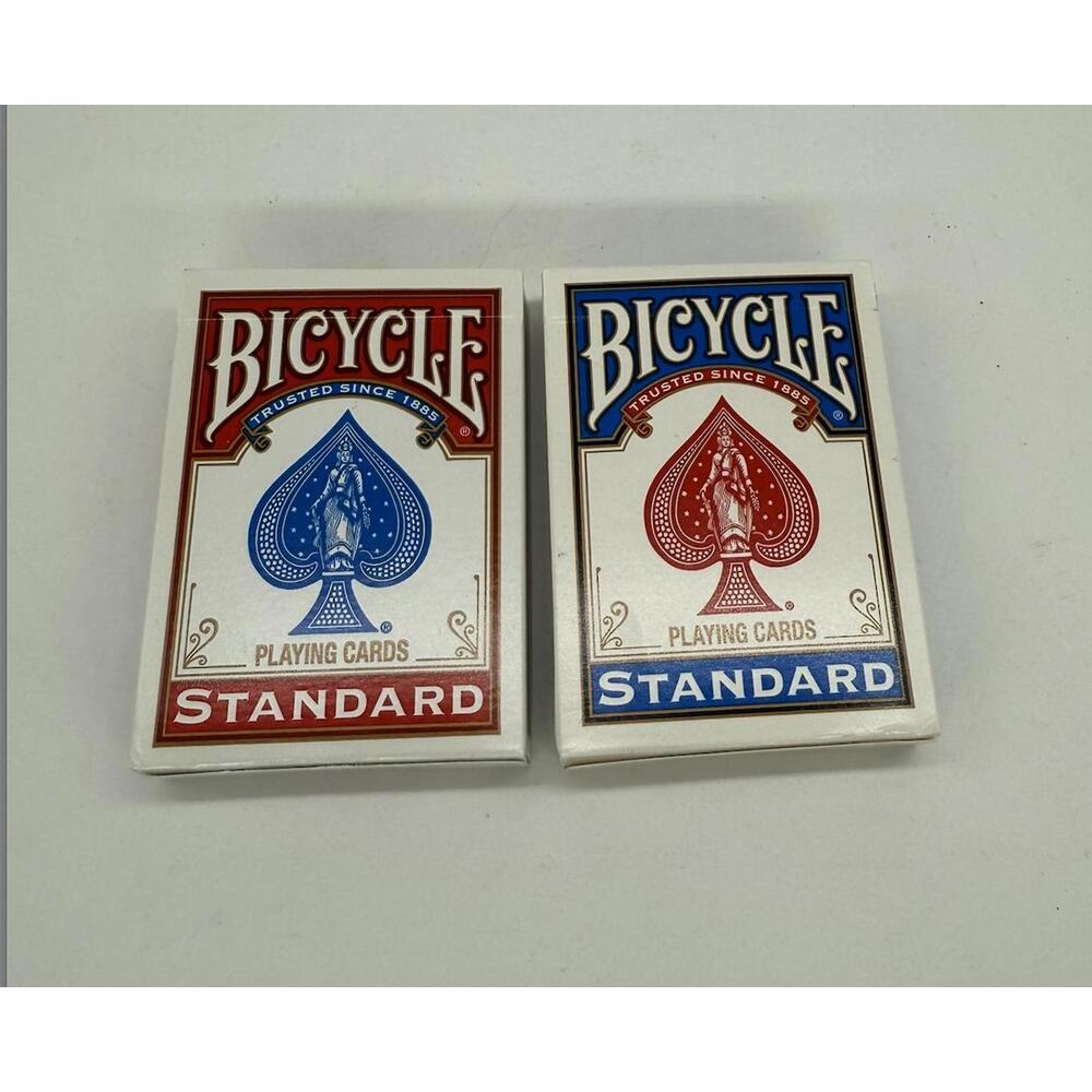 Bicycle Standard Red & Blue Decks – Set of 2
